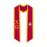 Delta Chi Greek Lettered Stole w/ Year - Image 11