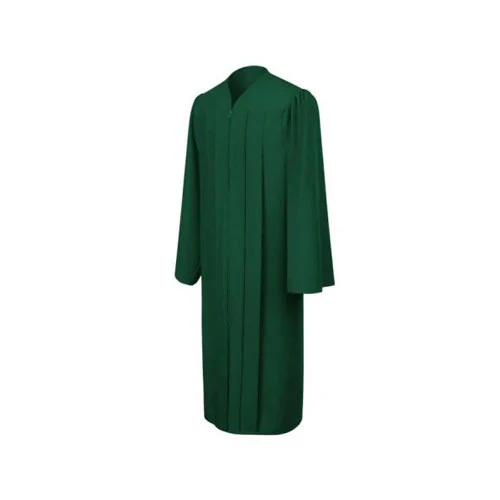 Untitled design - 2026-03-30T110944.276 Matte Hunter Bachelors Graduation Gown - College & University - Image 1